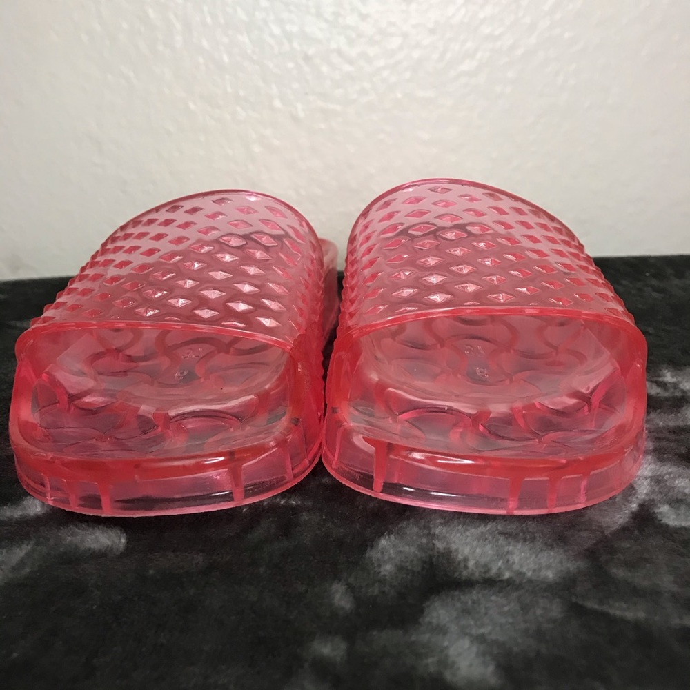Chinese Laundry Pink Jelly Slides Sandals size 6